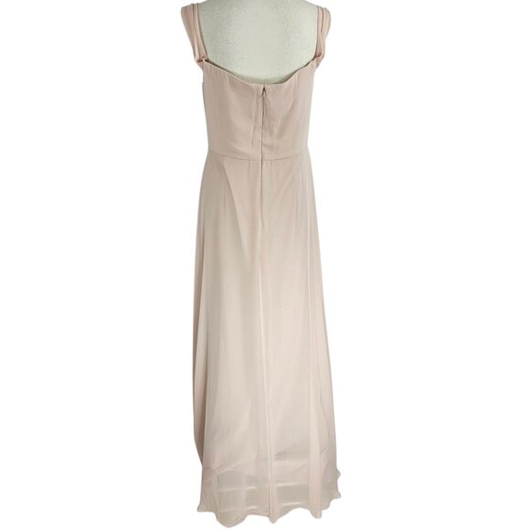 Thread Women's Cameo Off The Shoulder Draped Neck Chiffon Dress Size 10R NWT - Picture 8 of 15